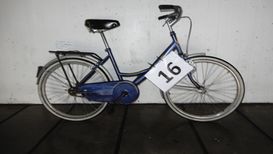 16 Bicicletta blu