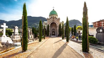 Famedio all'interno del Cimitero di Lugano - @ Alessandro Rabaglio