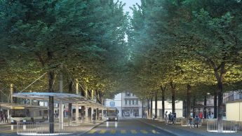 Piazzale ex scuole - Progetto L'uomo che piantava gli alberi