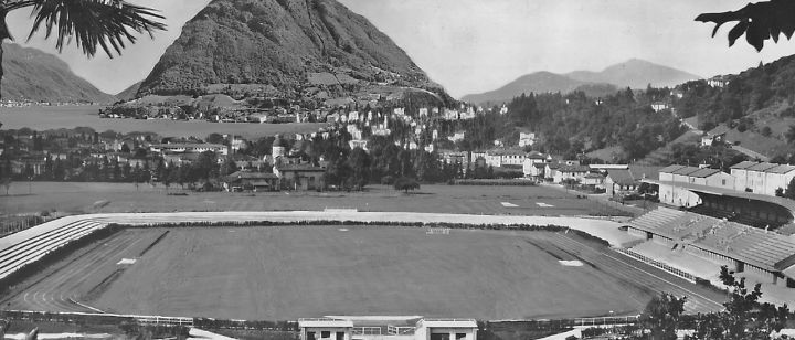 Una foto d'epoca dello stadio
