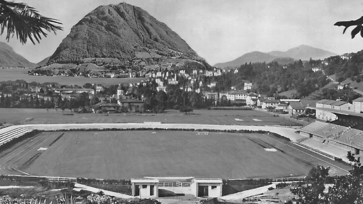 Una foto d'epoca dello stadio