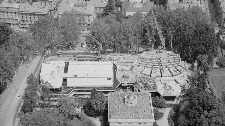 Image historique du chantier (1973)