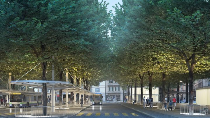 Piazzale ex scuole - Progetto L'uomo che piantava gli alberi