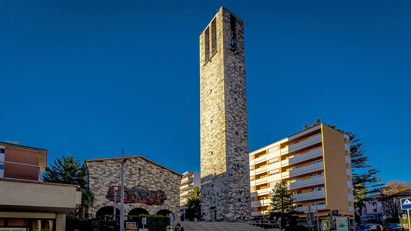 Panoramica della Chiesa di San Nicolao della Flüe - @ Alessandro Rabaglio