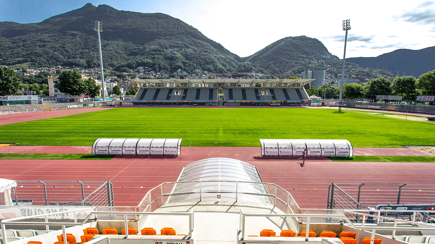 Stadio di Cornaredo / Cornaredo Stadium, FC Lugano, Google Earth