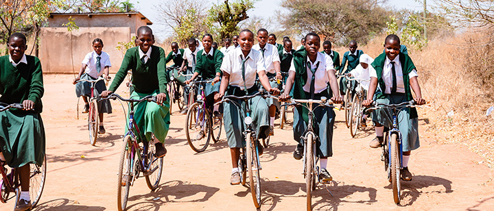Tanzania 2020, Bike to School ©Chimwemwe Mkandawire
