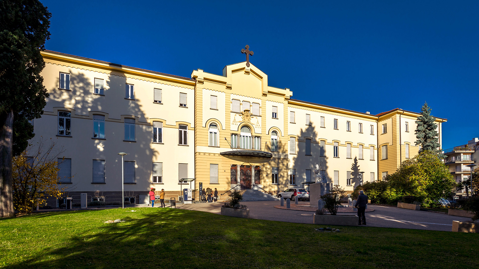 Seminario diocesano del 1885 intitolato a San Carlo e ora conservatorio di musica universitaria della Svizzera Italiana - Foto Alessandro Rabaglio - @ Alessandro Rabaglio