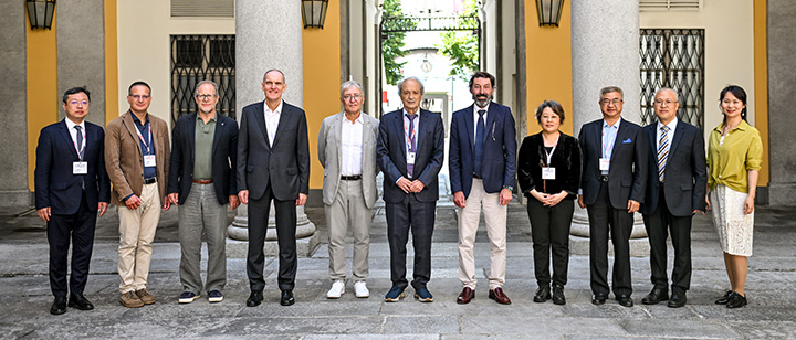 La delegazione ricevuta a Palazzo civico