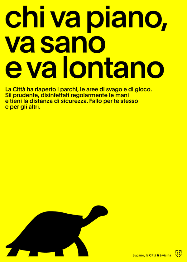 Manifesto riapertura parchi - @ Città di Lugano
