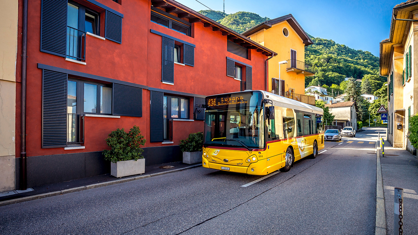 Pazzallo Paese, fermata dell’autopostale - - Alessandro Rabaglio